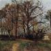 Trees on a Hill, Autumn, Landscape in Louveciennes